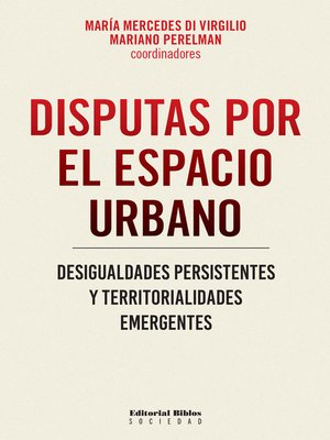 cover image of Disputas por el espacio urbano